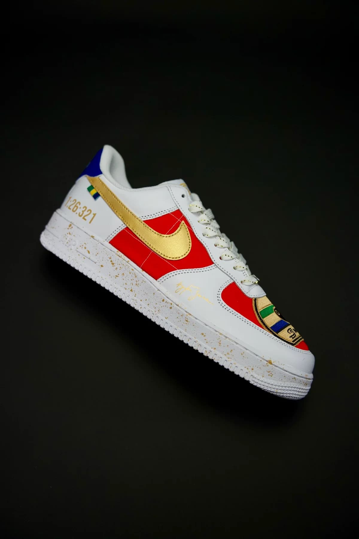 Senna Trophy Shoes customized by Chummy’s Customs